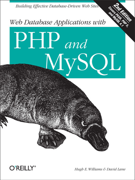 Title details for Web Database Applications with PHP and MySQL by Hugh E. Williams - Available